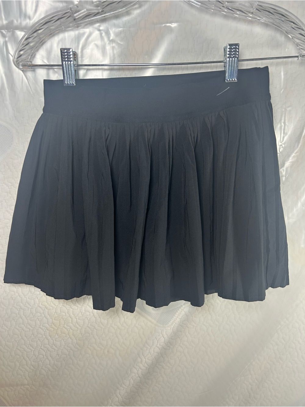 lululemon athletica Black Pleated Circle Skirt